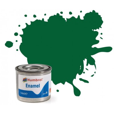 120 LIGHT GREEN - MATT - 14ml Enamel Paint - HUMBROL